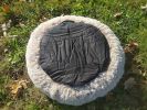 Cat Bed Round Soft Plush Burrowing Cave Hooded Cat Bed Donut for Dogs & Cats, Faux Fur Cuddler Round Comfortable Self Warming pet Bed, Machine Washabl